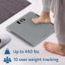 Thumbnail Bluetooth Digital Body Composition Scale 440 lb Capacity Smart Bathroom Scale with BMI and Weight Tracking for Multiple... — Smart Scale, Health o meter