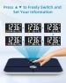 Thumbnail Body Fat Scale with BMI, Muscle Mass, Digital Bathroom Scale Body Composition Monitor, 14.2" Big Platform, No Need... — Smart Scale, Lepulse