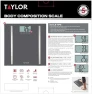 Thumbnail Digital Body Composition Scale — Smart Scale, Taylor