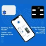 Thumbnail Digital Scale for Body Weight, Black BMI Scale with App Sync — Smart Scale, NEXTLEVEL FIT Store