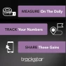 Thumbnail Wide-Platform Digital Weight Scale — Smart Scale, trackstar