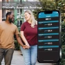 Thumbnail Wide-Platform Digital Weight Scale — Smart Scale, trackstar
