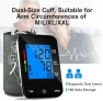 Thumbnail Automatic Upper Arm Blood Pressure Monitor with Dual-Size Cuffs — Blood Pressure Monitor, SDUNW