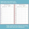 Thumbnail Blood Pressure Log Book with Heart Rate Reading — Blood Pressure Monitor, Visit the Heveboik Store
