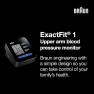 Thumbnail ExactFit 1 Upper Arm Digital Blood Pressure Monitor with Adjustable BP Cuff — Blood Pressure Monitor, Braun