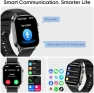 Thumbnail Smart Watch with 2.0" HD Display, Blood Pressure Oxygen Heart Rate Sleep Monitor, 136 Sports Modes, IP68 Waterproof... — Smart Watch, Yowow