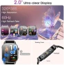 Thumbnail Smart Watch with 2.0" HD Display, Blood Pressure Oxygen Heart Rate Sleep Monitor, 136 Sports Modes, IP68 Waterproof... — Smart Watch, Yowow
