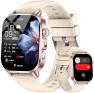 Thumbnail Smart Watch with 2.0" HD Display, Blood Pressure Oxygen Heart Rate Sleep Monitor, 136 Sports Modes, IP68 Waterproof... — Smart Watch, Yowow