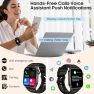 Thumbnail Smart Watch with Bluetooth Calls, Health Monitor & 150+ Sports Modes — Fitness Tracker, VOKOWOBO