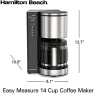 Thumbnail 14 Cup Programmable Coffee Maker with Easy Measure Light Up Reusable Filter — Coffee Maker, Hamilton Beach