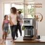 Thumbnail 14-Cup Programmable Drip Coffee Maker with Reusable Filter — Coffee Maker, Electactic