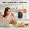 Thumbnail 2.1Qt Small Air Fryer - Compact Digital Mini Airfryer — Air Fryer, Topzee