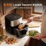 Thumbnail 8 in 1 XL Air Fryer with View Windows — Air Fryer, KINSING