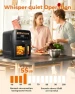 Thumbnail Air Fryer, 6.4Qt Stainless Steel with 8 Presets — Air Fryer, Bear