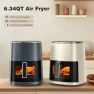 Thumbnail Air Fryer 6QT with Window, Square Airfryer Oven 12-in-1 — Air Fryer, Sweetcrispy