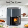 Thumbnail Air Fryer 6QT with Window, Square Airfryer Oven 12-in-1 — Air Fryer, Sweetcrispy