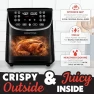 Thumbnail Air Fryer - 7 Qt Large Capacity with LED Display, 12 One-Touch Presets — Air Fryer, Gourmia