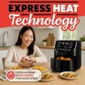 Thumbnail Air Fryer - 7 Qt Large Capacity with LED Display, 12 One-Touch Presets — Air Fryer, Gourmia