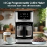 Thumbnail Deluxe 14 Cup Programmable Drip Coffee Maker with Glass Carafe — Coffee Maker, Pantrymade