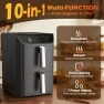 Thumbnail Dual Basket Air Fryer, 12.6QT Family-Size for 10–12 People — Air Fryer, Mirtan