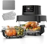Thumbnail Dual Capacity Glass Air Fryer — Air Fryer, YUKO Smart