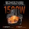 Thumbnail Dual Capacity Glass Air Fryer — Air Fryer, YUKO Smart