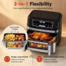 Thumbnail Dual Zone Air Fryer Oven with Divider — Air Fryer, Emphsism