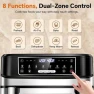 Thumbnail Dual Zone Air Fryer Oven with Divider — Air Fryer, Emphsism