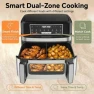 Thumbnail Dual Zone Air Fryer Oven with Divider — Air Fryer, Emphsism