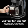 Thumbnail FrontFill Drip Coffee Maker, Digital & Programmable, 12 Cup Glass Carafe — Coffee Maker, Proctor Silex