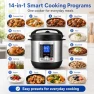 Thumbnail 14-in-1 Electric Pressure Cooker 8 Quart — Multicooker, KINGBULL