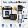 Thumbnail 14-in-1 Electric Pressure Cooker 8 Quart — Multicooker, KINGBULL