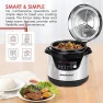 Thumbnail 3 Quart Pressure Cooker 8-in-1 Multi Use Programmable — Multicooker, prepAmeal