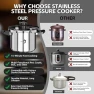 Thumbnail 6.3 QT Stainless Steel Pressure Cooker — Multicooker, TIBORANG