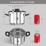 Thumbnail 6.3 QT Stainless Steel Pressure Cooker — Multicooker, TIBORANG