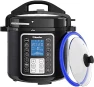 Thumbnail 6 Quart Pressure Cooker 10 in 1, Cook 2 Dishes at Once — Multicooker, Mueller