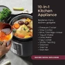 Thumbnail 6 Quart Pressure Cooker 10 in 1, Cook 2 Dishes at Once — Multicooker, Mueller