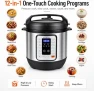 Thumbnail 6QT Electric Pressure Cooker – 12-in-1 Multi Cooker — Multicooker, KINGBULL