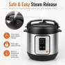 Thumbnail 6QT Electric Pressure Cooker – 12-in-1 Multi Cooker — Multicooker, KINGBULL