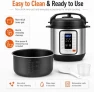 Thumbnail 6QT Electric Pressure Cooker – 12-in-1 Multi Cooker — Multicooker, KINGBULL