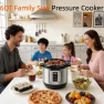 Thumbnail 6QT Electric Pressure Cooker, 16-in-1 & Non-Stick Stainless Steel Multi Cooker — Multicooker, Simple Deluxe