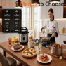 Thumbnail 6QT Electric Pressure Cooker, 16-in-1 & Non-Stick Stainless Steel Multi Cooker — Multicooker, Simple Deluxe