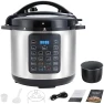Thumbnail 6QT Electric Pressure Cooker, 16-in-1 & Non-Stick Stainless Steel Multi Cooker — Multicooker, Simple Deluxe