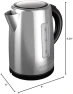 Thumbnail Cordless Kettle, Silver — Electric Kettle, BLACK+DECKER