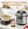 Thumbnail Dual-Pot Electric Pressure Cooker, 12-in-1 Multi Cooker with 6QT Stainless Steel & 5QT Ceramic Pot — Multicooker, Fullwill