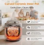 Thumbnail Dual-Pot Electric Pressure Cooker, 12-in-1 Multi Cooker with 6QT Stainless Steel & 5QT Ceramic Pot — Multicooker, Fullwill