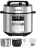 Thumbnail Dual-Pot Electric Pressure Cooker, 12-in-1 Multi Cooker with 6QT Stainless Steel & 5QT Ceramic Pot — Multicooker, Fullwill