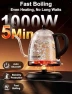 Thumbnail Electric Gooseneck Kettle, 1L Water Boiler, BPA-Free, Pour Over Tea Pot Stainless Steel — Electric Kettle, Stariver