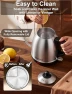Thumbnail Electric Gooseneck Kettle, 1L Water Boiler, BPA-Free, Pour Over Tea Pot Stainless Steel — Electric Kettle, Stariver