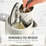 Thumbnail Electric Kettle with Stainless Steel Tea Infuser — Electric Kettle, Martha Stewart